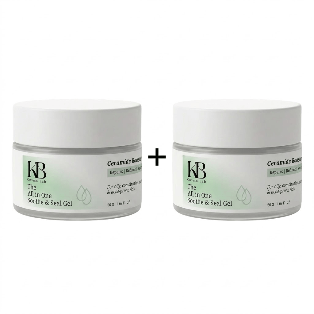 KB Cosmo Lab All in One Soothe & Seal Gel | Barrier Repair Moisturizer with Ceramides 1+1