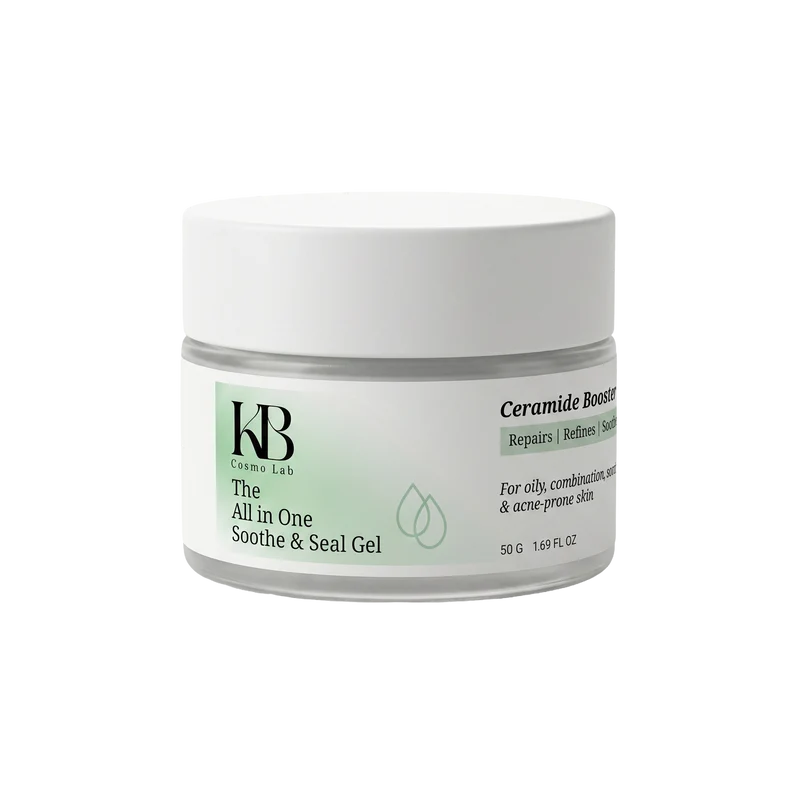 KB Cosmo Lab All in One Soothe & Seal Gel | Barrier Repair Moisturizer with Ceramides 1+1